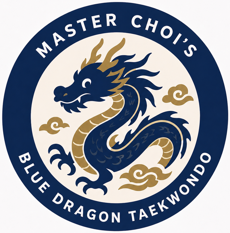 Master Choi's Blue Dragon Taekwondo logo